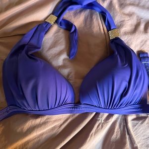 SOLD,!!!     Four Venus halter push-up bathing suit tops. size C.
